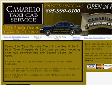 Tablet Screenshot of camarillotaxiservice.com